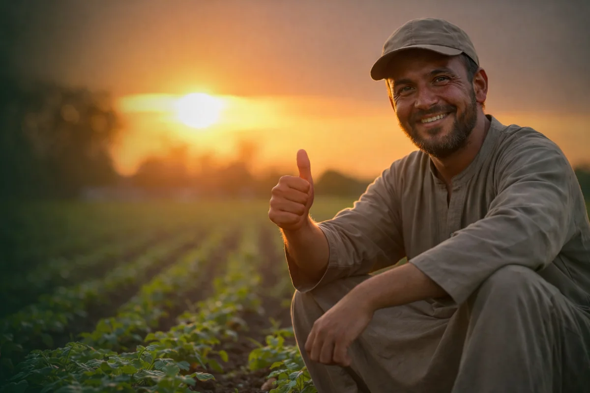 Farmer in the field